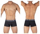 Private Structure PBUT4379 Bamboo Mid Waist Trunks Farbe Rabenschwarz